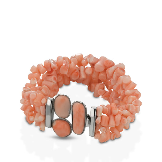 Bracciale di Corallo rosa