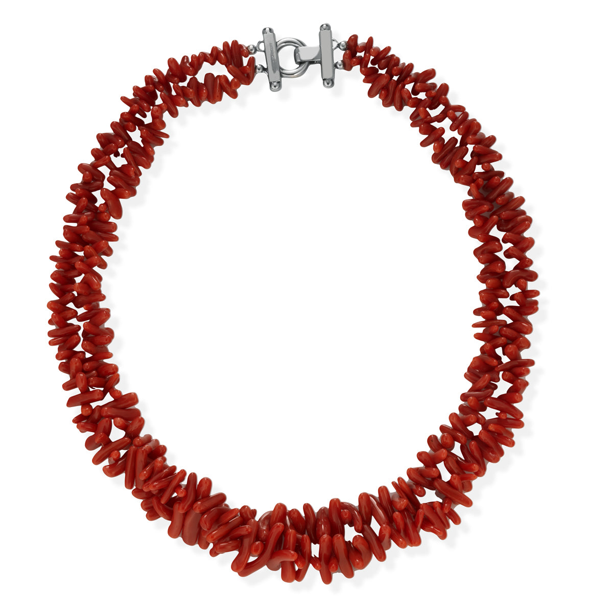 Collana di Corallo rosso del Mediterraneo