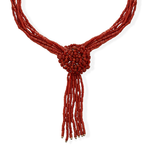 Collana Linea Fantasy in Corallo rosso