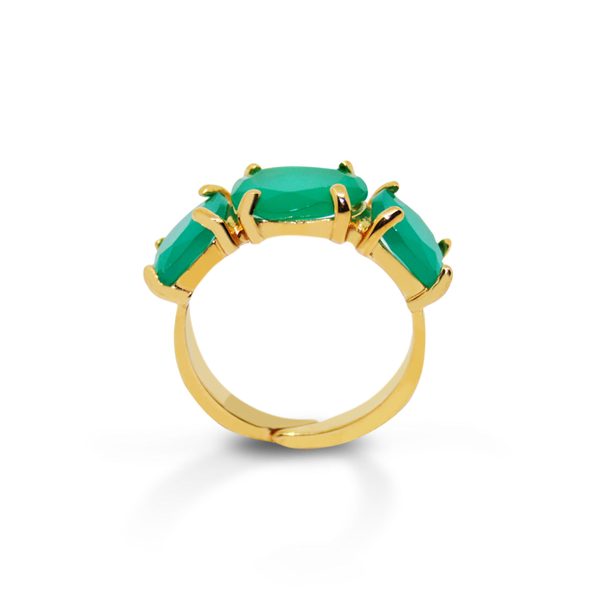 Anello Kora verde