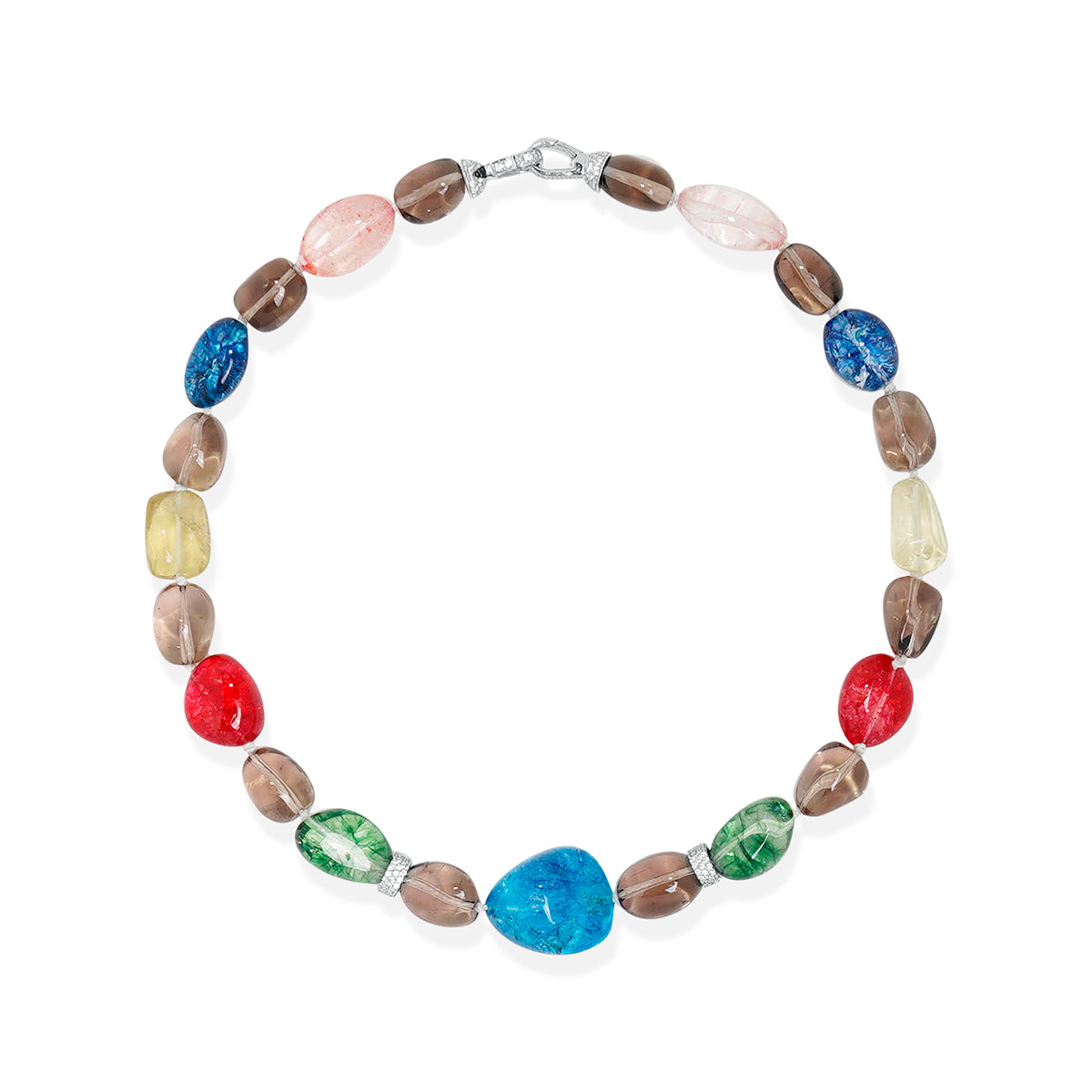 Collana Sassi multicolor