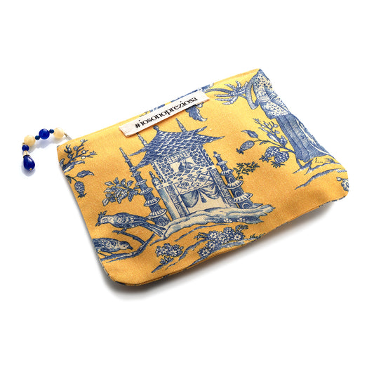 Pochette tessuto Giallo